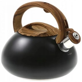 Klausberg KB 7565, 3 L, παχιά βάση, επαγωγική, μαύρο/καφέ