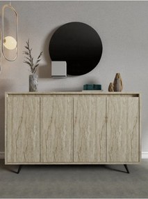 Stewehome Κονσόλα για γωνιά καφέ και πολύχρηστο ντουλάπι 140x40x86 cm
