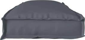 vidaXL Μαξιλάρι Ανθρακί 110 x 40 x 8 εκ Ύφασμα Όξφορντ