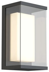 Απλίκα Φωτιστικό Τοίχου LED 10W Μαύρο IP65 Baker Street O021WL-L10B3K Maytoni O021WL-L10B3K Μαύρο