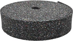 vidaXL Ρολός Γρανουλάρου Καουτσούκ Μαύρο 2000 x 12 x 0,3 εκ Λάστιχο