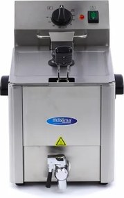 Deep Fryer - 8L - 1 Basket - with Drain Tap