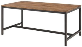 Τραπέζι Oakland 243, Φτελιά, 75x90x180cm, 53 kg, Ξύλο, Μέταλλο, Ξύλο: Φτελιά | Epipla1.gr