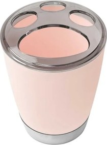Θήκες οδοντόβουρτσας πλαστικές σε σετ 5Χ - Light Pink - 21656