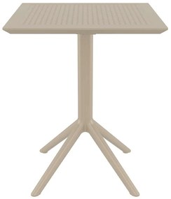 SIESTA SKY TAUPE 60Χ60X74εκ. ΤΡΑΠΕΖΙ ΠΤΥΣ/ΝΟ ΠΟΛ/ΝΙΟΥ 60X60X74εκ.20.0281