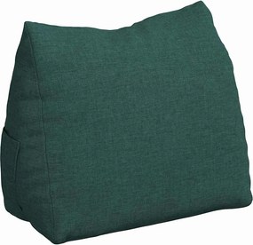vidaXL Μαξιλάρι Πλάτης Σκούρο Πράσινο 45 x 35 x 20 cm ύφασμα