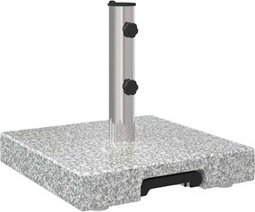 vidaXL Βάση ομπρέλας Γκρι 41 x 41 x 37 εκ. Γρανίτης