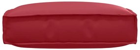 vidaXL Μαξιλάρι παλέτας για κάθισμα Κόκκινο 60 x 60 x 12 cm