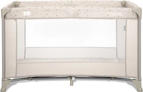 BABY COT CARINA 1 LAYER BEIGE STARS