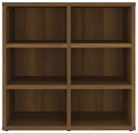 vidaXL Παπουτσοθήκη 2 τεμ. Καφέ Δρυς 52,5 x 30 x 50 εκ.
