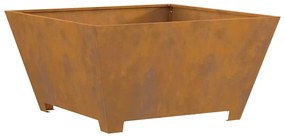 vidaXL Φωτιά Καφέ 80 x 80 x 40 cm Ατσάλι καιρό