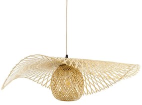 Φωτιστικό Οροφής Boho Cinnabar 01837 Φ75x21cm 1xE27 Beige GloboStar