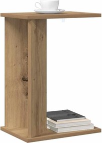 vidaXL End Table Artisan Oak 35 x 25 x 50 εκ Επεξεργασμένο Ξύλο