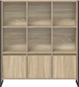 vidaXL Βιβλιοθήκη 99,5 x 30 x 108 εκ. Επεξεργασμένο Ξύλο Σονόμα