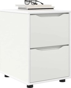 vidaXL Ντουλάπι αποθήκευσης Λευκό 40 x 48 x 57 εκ Επεξεργασμένο ξύλο