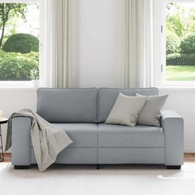 vidaXL Διθέσιος Καναπές Ανοιχτό Γκρι 180x77x82 εκ. Ύφασμα