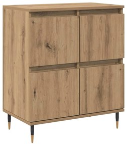 vidaXL Παραδοσιακά Πλευρικά Έπιπλα 2 pcs artisan δρυς 120 x 35 x 70 εκ