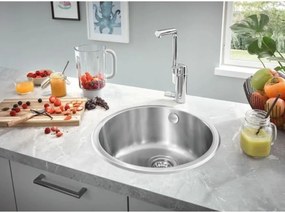 Νεροχύτη με Ένα Κύπελλο Grohe K200 Γκρι