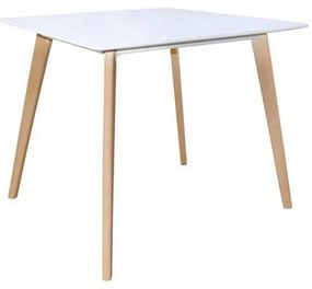 Τραπέζι White Martin Ε7100,1 80x80 H.75cm Mdf