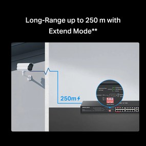 MERCUSYS rackmount switch MS120GP, 20x Gigabit θύρες, PoE+, V1.0