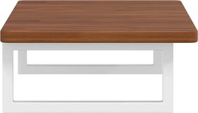 vidaXL Ράφι Νιπτήρα Τοίχου από Ατσάλι / Μασίφ Ξύλο Δρυός