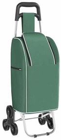 vidaXL Καρότσι Αγορών Πράσινο 39.5 x 33 x 93 εκ Ύφασμα Oxford