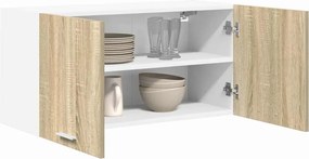 vidaXL Κρεμαστό ντουλάπι Δρύς Sonoma 80 x 31 x 40 εκ