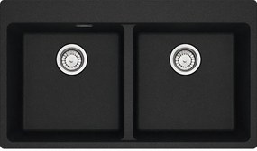 Franke MRG 620-39-39 Ένθετος Γρανιτένιος Νεροχύτης με απλή βαλβίδα 90cm Onyx