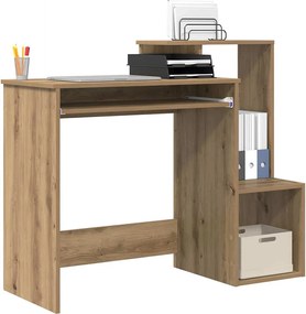 vidaXL Γραφείο Artisan Oak 106 x 41 x 88.5 εκ. Επεξεργασμένο ξύλο