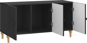 vidaXL Ντουλάπι TV 99 x 34,5 x 50 εκ. Μαύρο Επεξεργασμένο Ξύλο