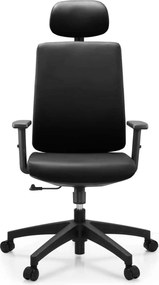 BF8200 Πολυθρόνα Γραφείου Διευθυντή, Pu Μαύρο   1τμχ