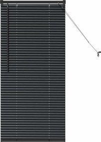 vidaXL Βενετσιάνικες Ρόδες Μαύρο 130 x 60 εκ Αλουμίνιο