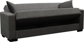 Σετ σαλονιού Vox 2τεμ ύφασμα σε ανθρακί απόχρωση 214x83x82 εκ.