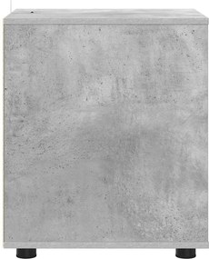 vidaXL Ντουλάπι αποθήκευσης Σκυρόδεμα Γκρι 40 x 48 x 57 εκ
