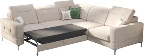 Γωνιακός καναπές Melindo Max-Gkri-Δεξιά - 250.00Χ250.00Χ107.00cm