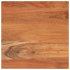 vidaXL Επιφάνεια Τραπεζιού Τετράγωνη 60x60x3,8 εκ. Μασίφ Ξύλο Οξιάς