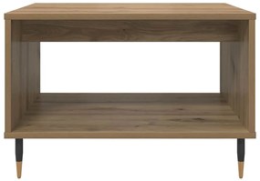 vidaXL Τραπεζάκι σαλονιού artisan δρυς 60 x 50 x 40 εκ