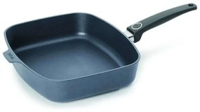 Τηγάνι Αντικολλητικό Με Καπάκι Diamond Lite 629DPSL 30x26cm Clear-Black Woll 30cm Aluminium