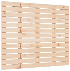 vidaXL Κεφαλάρι Επιτοίχιο 141 x 3 x 91,5 εκ. από Μασίφ Ξύλο Πεύκου