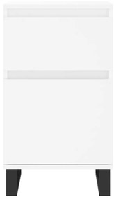 Ντουλάπια 2 τεμ. Λευκά 40 x 35 x 70 εκ. από Επεξεργασμένο Ξύλο - Λευκό
