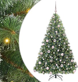 vidaXL Τεχνητό Χριστουγεννιάτικο Δέντρο Πράσινο 180 cm ΠΕ και PVC