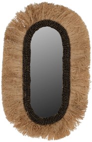 ΚΑΘΡΕΠΤΗΣ ΤΟΙΧΟΥ ΟΒΑΛ ΑΠΟ ΙΝΕΣ ΣΙΖΑΛ ΣΕ ΧΡΩΜΑ ΦΥΣΙΚΟ ΜΑΥΡΟ 55x4x90Yεκ.HM7745