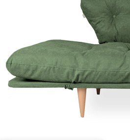 3-Seat Sofa-Bed Nina Daybed - Green GR106 Green