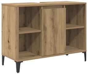 vidaXL Σετ Επίπλων Μπάνιου 3 pcs Artisan Oak Επεξεργασμένο ξύλο