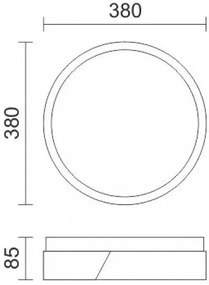 Φωτιστικό οροφής Sky LED -Mauro