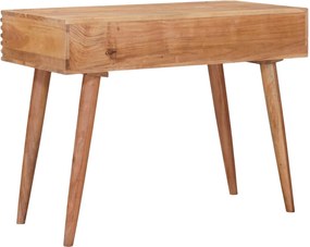 vidaXL Χειροποίητο Γραφείο Καφέ Τίκ 100 x 48 x 76 εκ.