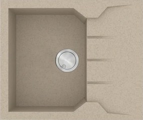 Sanitec Ultra Granite 812 (60x50) - Γρανιτένιος νεροχύτης - Sabbia