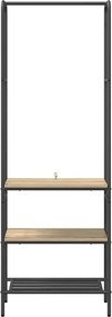 vidaXL Ράφι Ρούχων Δρύς Sonoma 60 x 30 x 171 εκ Επεξεργασμένο ξύλο