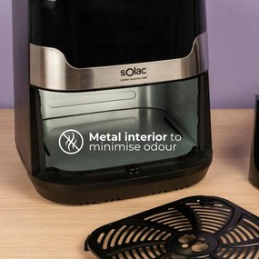 Φριτέζα με Αέρα Solac Μαύρο 1700 W 8 L