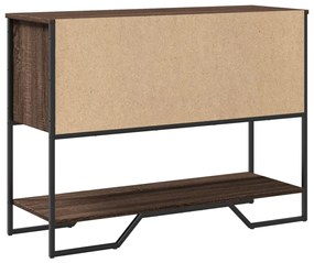 vidaXL Τραπέζι Κονσόλα Καφέ Δρυς 100x35x74,5 εκ. Επεξεργασμένο Ξύλο